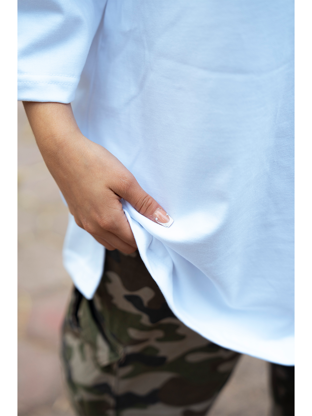 PLAYERA BASICA BLANCA